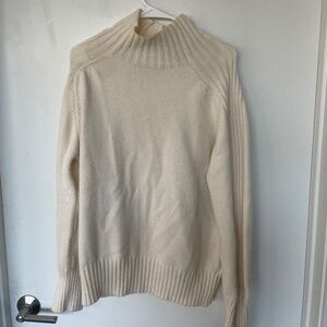 Petal and Pup Cream Turtleneck Sweater